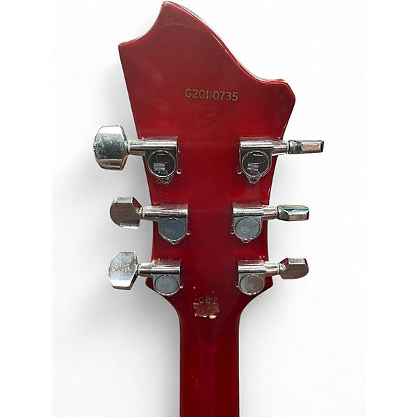 Used Hagstrom Viking Deluxe Cherry Hollow Body Electric Guitar