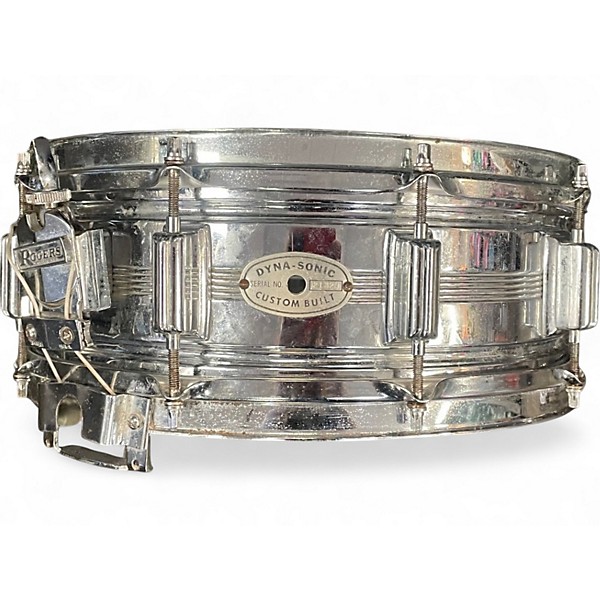 Vintage 1960s Rogers 5.5X14.5 Dyna-Sonic STEEL Drum