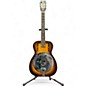 Vintage 1990s Gibson P60D ROUND NECK Sunburst Resonator Guitar thumbnail
