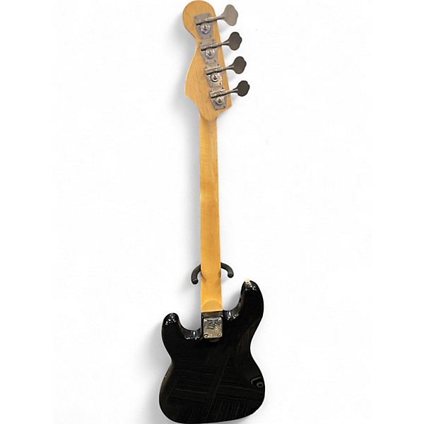 Used Squier Precision Bass Black Electric Bass Guitar