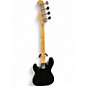 Used Squier Precision Bass Black Electric Bass Guitar