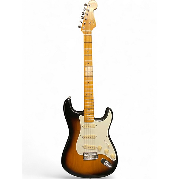 Used Fender Eric Johnson 1954 Stratocaster Virginia 2 Tone Sunburst Solid Body Electric Guitar
