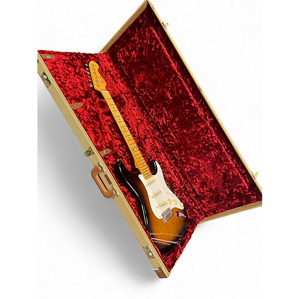 Used Fender Eric Johnson 1954 Stratocaster Virginia 2 Tone Sunburst Solid Body Electric Guitar