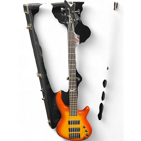 Used Dean EUROPEAN CUSTOM SELECT  ORANGE Electric Bass Guitar
