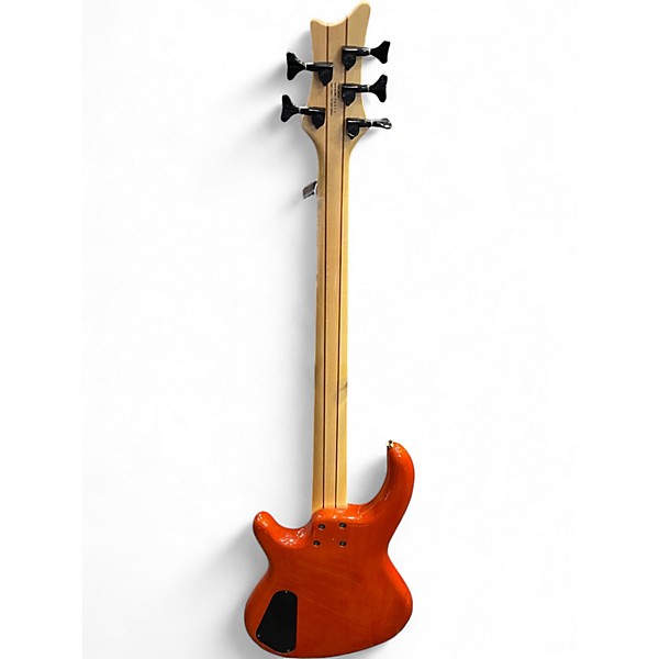 Used Dean EUROPEAN CUSTOM SELECT  ORANGE Electric Bass Guitar