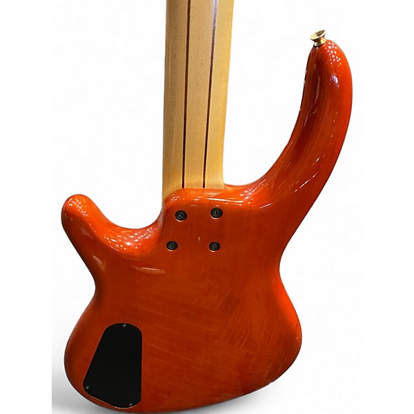 Used Dean EUROPEAN CUSTOM SELECT  ORANGE Electric Bass Guitar