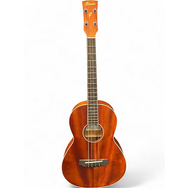 Used Ibanez PNB14E-OPN Open Pore Natural Acoustic Bass