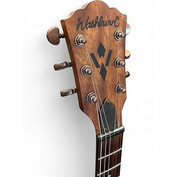Used Washburn HB32DM Natural Hollow Body Electric Guitar