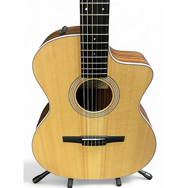 Used Taylor 214CEN Natural Classical Acoustic Electric Guitar