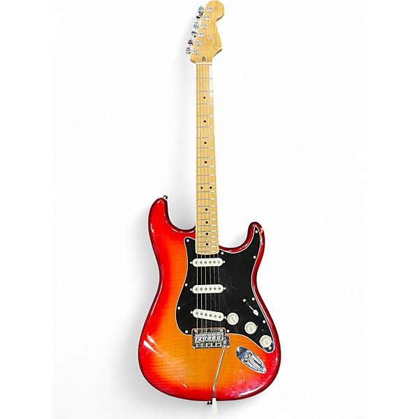 Used Fender Player Plus Stratocaster Plus Top Sunburst Solid Body Electric Guitar