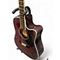 Used Takamine EG 334RC Wine Red Acoustic Electric Guitar