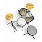 Used SPL 3 Piece LIL KICKER Alpine White Drum Kit