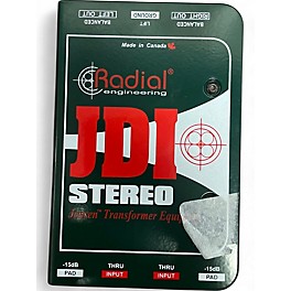 Used Radial Engineering JDI Stereo Passive Direct Box Direct Box