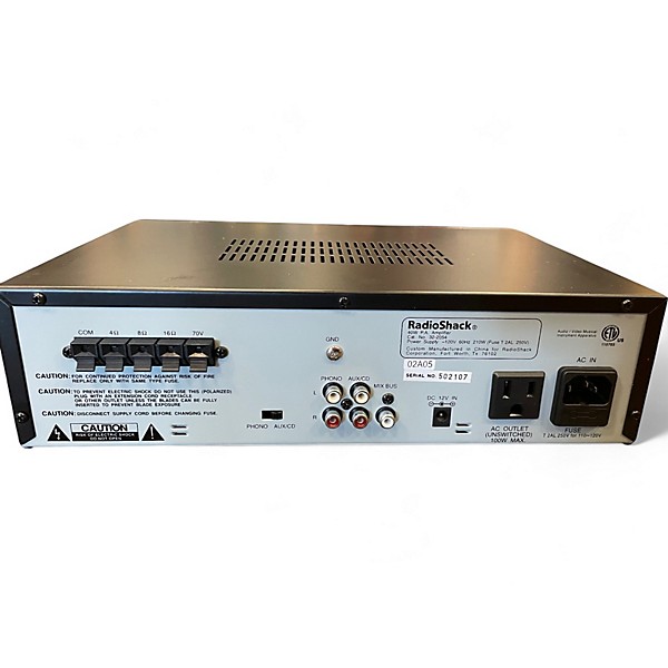 Used Radio Shack 40-WATT PA  Power Amp