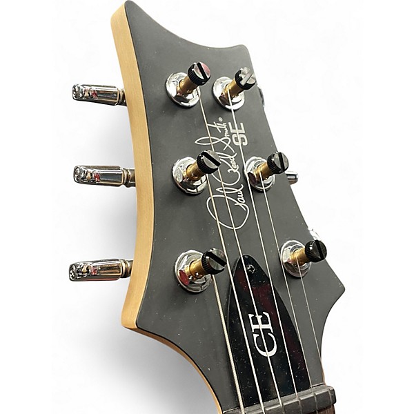 Used PRS SE Swamp Ash CE 24 Sandblasted White Solid Body Electric Guitar