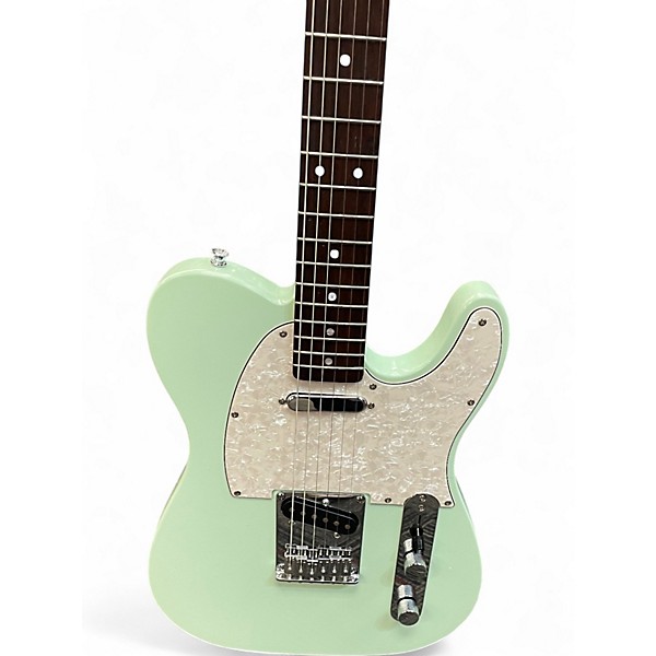 Used Squier SONIC TELECASTER Surf Green Solid Body Electric Guitar