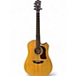 Used Washburn hd100 Natural Acoustic Guitar thumbnail