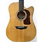 Used Washburn hd100 Natural Acoustic Guitar