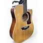 Used Washburn hd100 Natural Acoustic Guitar