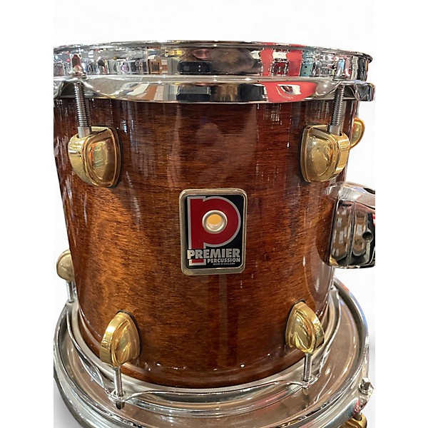 Used Premier 4 Piece XPK 75TH Anniversary 1997 walnut gloss Drum Kit