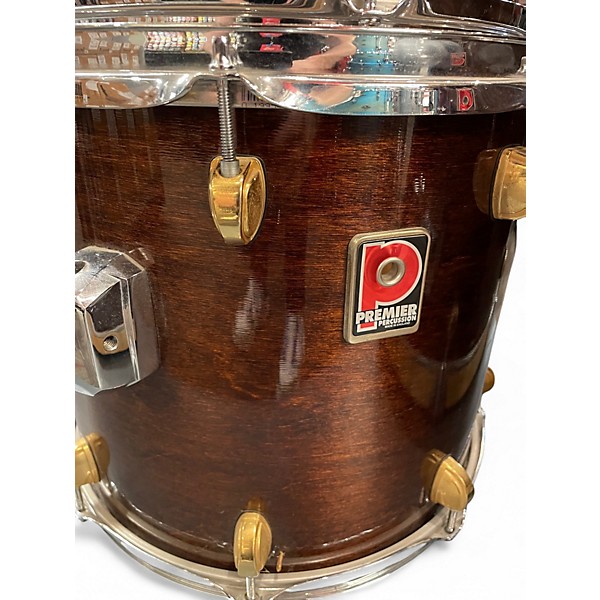 Used Premier 4 Piece XPK 75TH Anniversary 1997 walnut gloss Drum Kit