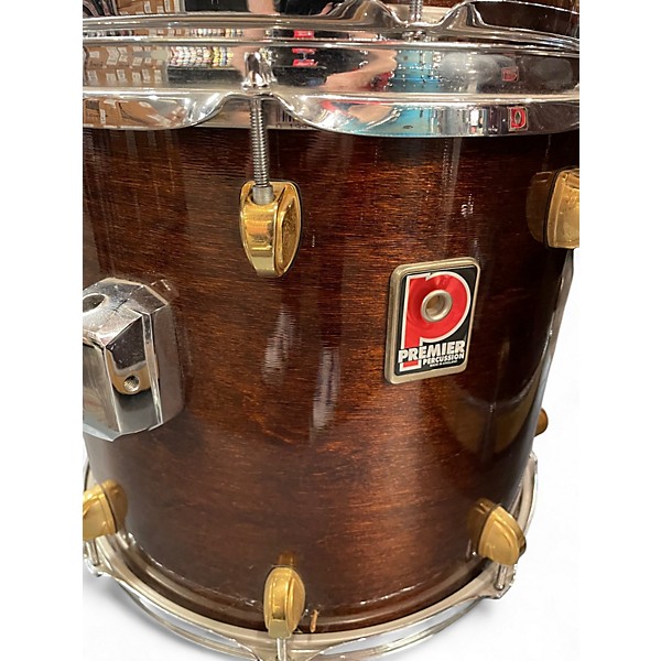 Used Premier 4 Piece XPK 75TH Anniversary 1997 walnut gloss Drum Kit