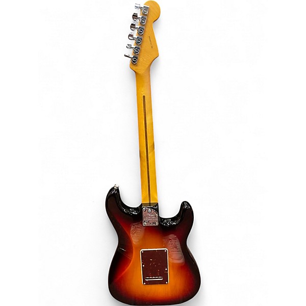 Used Fender American Professional II Stratocaster 3 Tone Sunburst Solid Body Electric Guitar