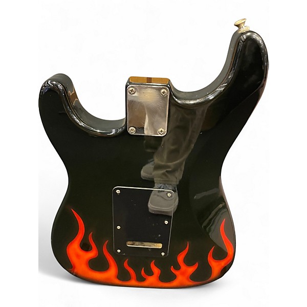 Used 2002 Fender FSR Standard Stratocaster Flame Solid Body Electric Guitar