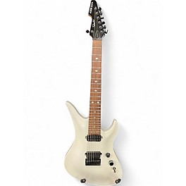 Used Schecter Guitar Research A7 WHITE Solid Body Electric Guitar