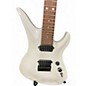 Used Schecter Guitar Research A7 WHITE Solid Body Electric Guitar