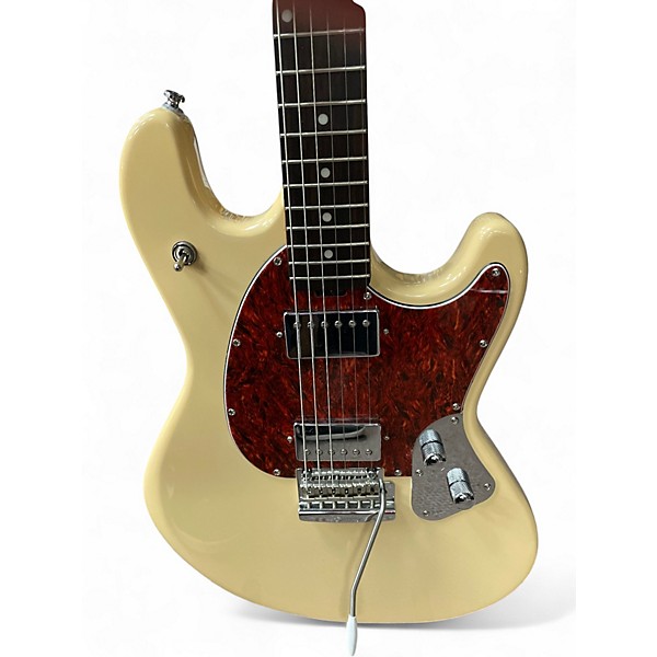 Used Sterling by Music Man SR50 Stingray Guitar Vintage White Solid Body Electric Guitar
