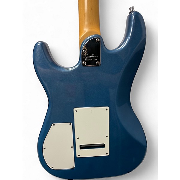 Used Godin Session LTD Blue Solid Body Electric Guitar