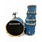Used Ludwig 5 Piece Element Blue Sparkle Drum Kit thumbnail