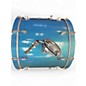 Used Ludwig 5 Piece Element Blue Sparkle Drum Kit