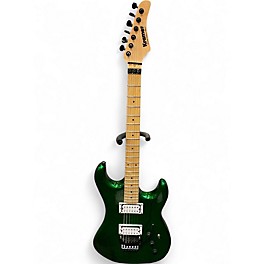 Used Kramer limited edition pacer green sparkle Solid Body Electric Guitar