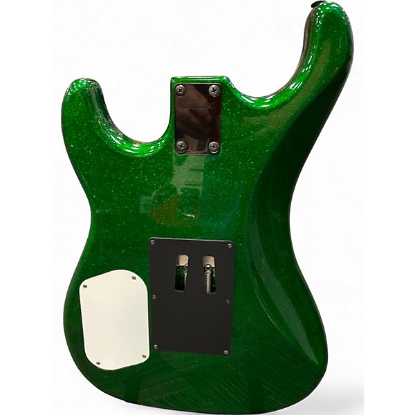 Used Kramer limited edition pacer green sparkle Solid Body Electric Guitar