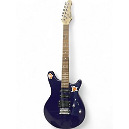 Used Rogue RR100PKBL ROCKETEER Purple Solid Body Electric Guitar