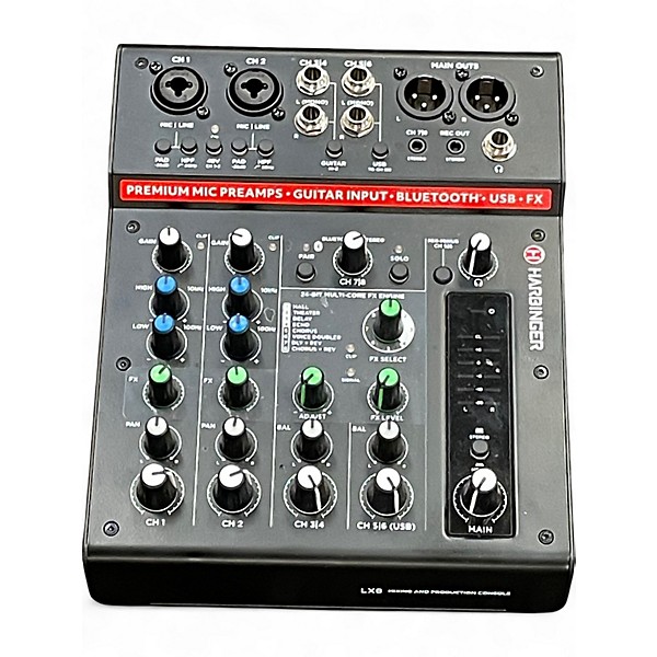 Used Harbinger LX8 Powered Mixer