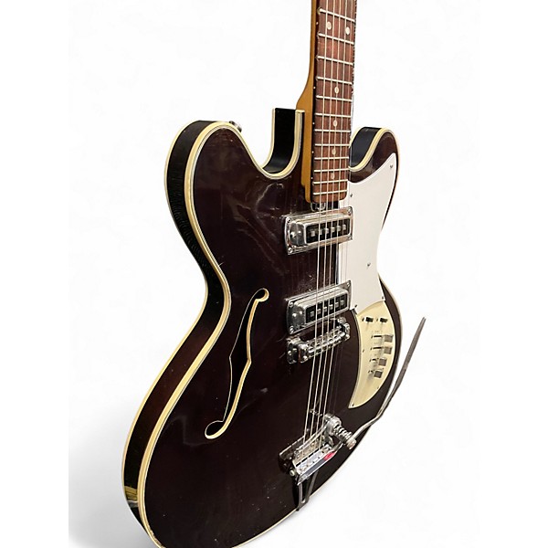 Vintage 1960s Teisco EP100T Walnut Hollow Body Electric Guitar