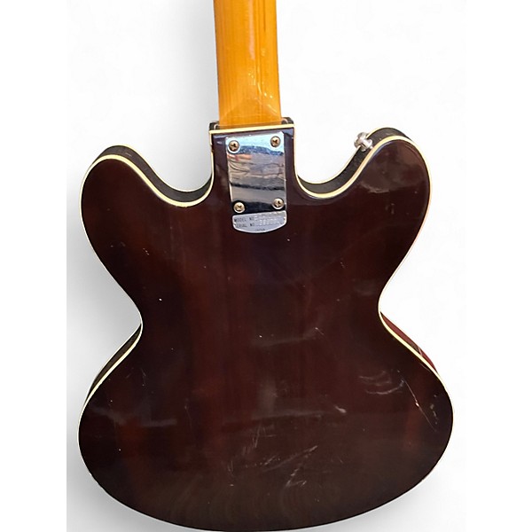 Vintage 1960s Teisco EP100T Walnut Hollow Body Electric Guitar
