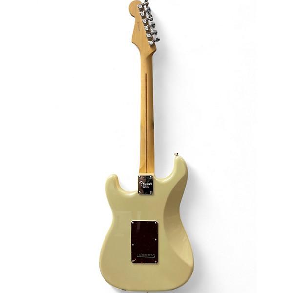 Used Fender American Showcase Stratocaster Olympic Pearl Solid Body Electric Guitar