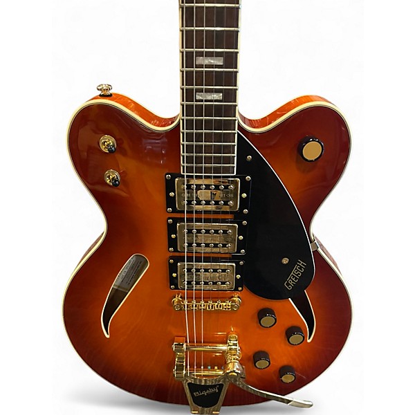 Used Gretsch Guitars Streamliner Cat-Eye Limited-Edition Center Block with Bigsby Abbey Ale Hollow Body Electric Guitar