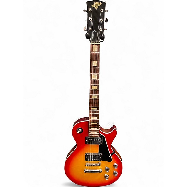 Used Trump LP19S Cherry Sunburst Solid Body Electric Guitar