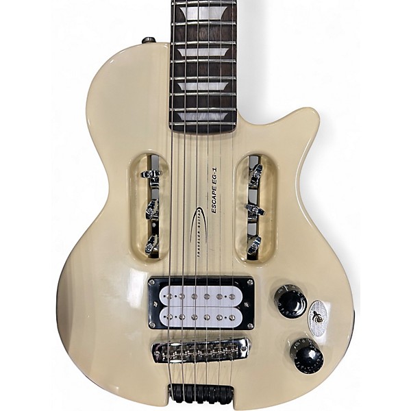 Used Traveler Guitar Escape Olympic White Acoustic Guitar