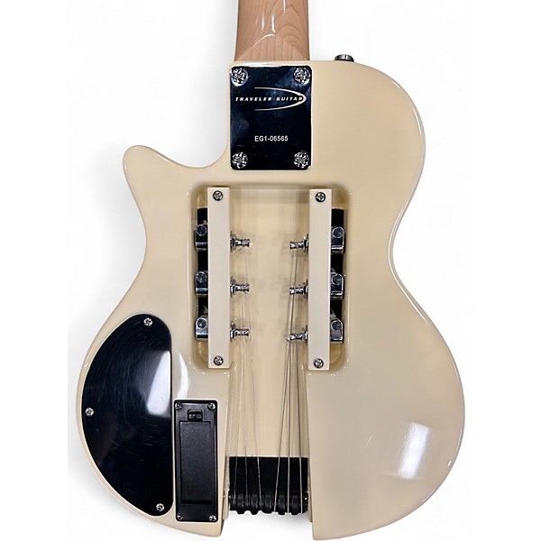 Used Traveler Guitar Escape Olympic White Acoustic Guitar