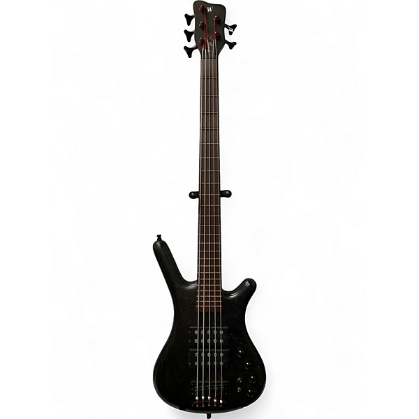 Used Warwick Corvette Double Buck 5 String Nirvana Black Electric Bass Guitar