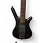 Used Warwick Corvette Double Buck 5 String Nirvana Black Electric Bass Guitar
