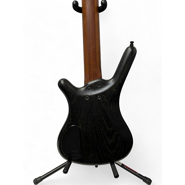 Used Warwick Corvette Double Buck 5 String Nirvana Black Electric Bass Guitar
