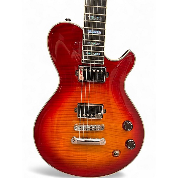 Used Michael Kelly Patriot Custom Cherry Sunburst Solid Body Electric Guitar