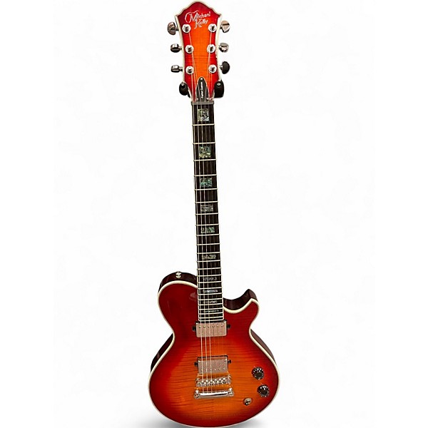 Used Michael Kelly Patriot Custom Cherry Sunburst Solid Body Electric Guitar